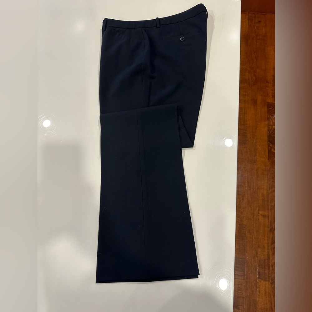 Theory navy trousers
